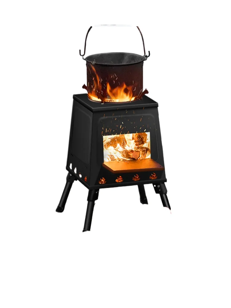 Wood stove, outdoor portable equipment, outdoor camping cooking utensils, picnic stove, folding stove, pot stove for heating
Wood stove, outdoor portable equipment, outdoor camping cooking utensils, picnic stove, folding stove, pot stove for heating