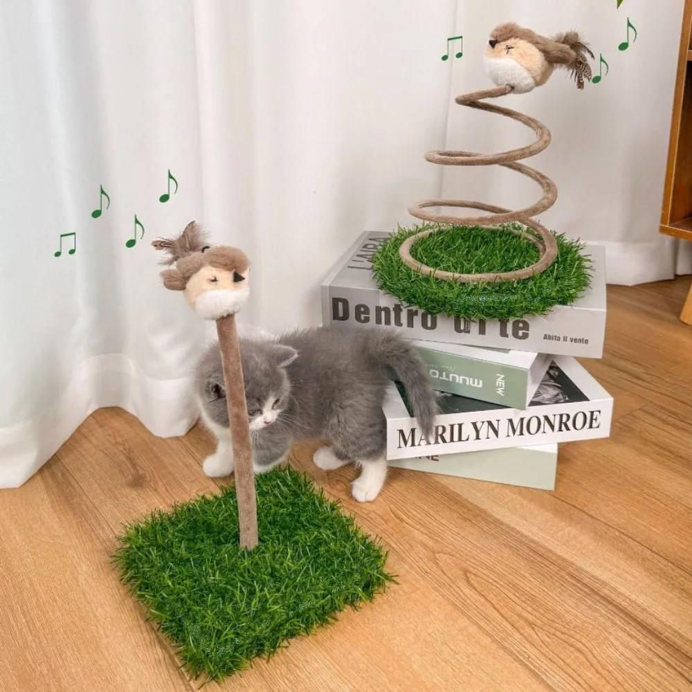 Creative Cat Scratching Tray Plush Sparrow Self-Hilarious Interactive Cat Toy Durable Bite Resistant Teasing Cat Sounds Toy
Creative Cat Scratching Tray Plush Sparrow Self-Hilarious Interactive Cat Toy Durable Bite Resistant Teasing Cat Sounds Toy