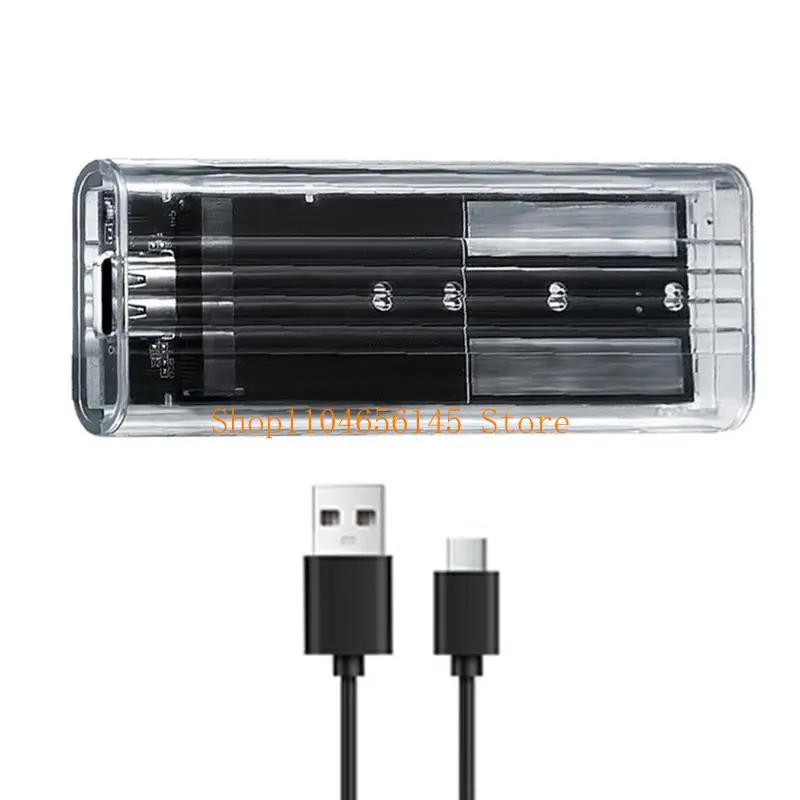 652F M.2 Soild Disk Housing Case Clear PC Enclosure 5/10Gbps Fast Transfer for Optimaled Portability Transparent PC Case
652F M.2 Soild Disk Housing Case Clear PC Enclosure 5/10Gbps Fast Transfer for Optimaled Portability Transparent PC Case