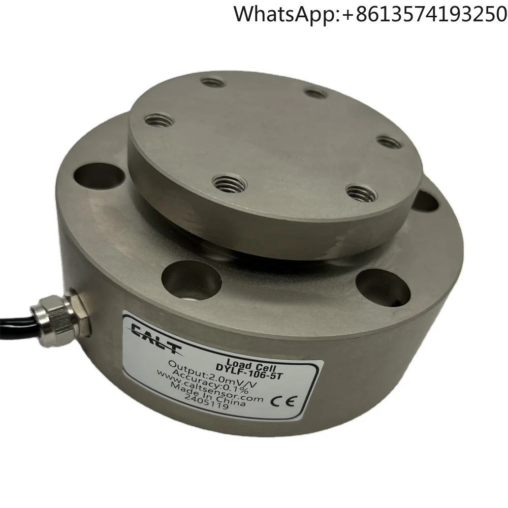 New Design DYLF-106 Pancake Load Cell 500kg 1T to 15T for Pressure Machine, Load-bearing Capacity
New Design DYLF-106 Pancake Load Cell 500kg 1T to 15T for Pressure Machine, Load-bearing Capacity