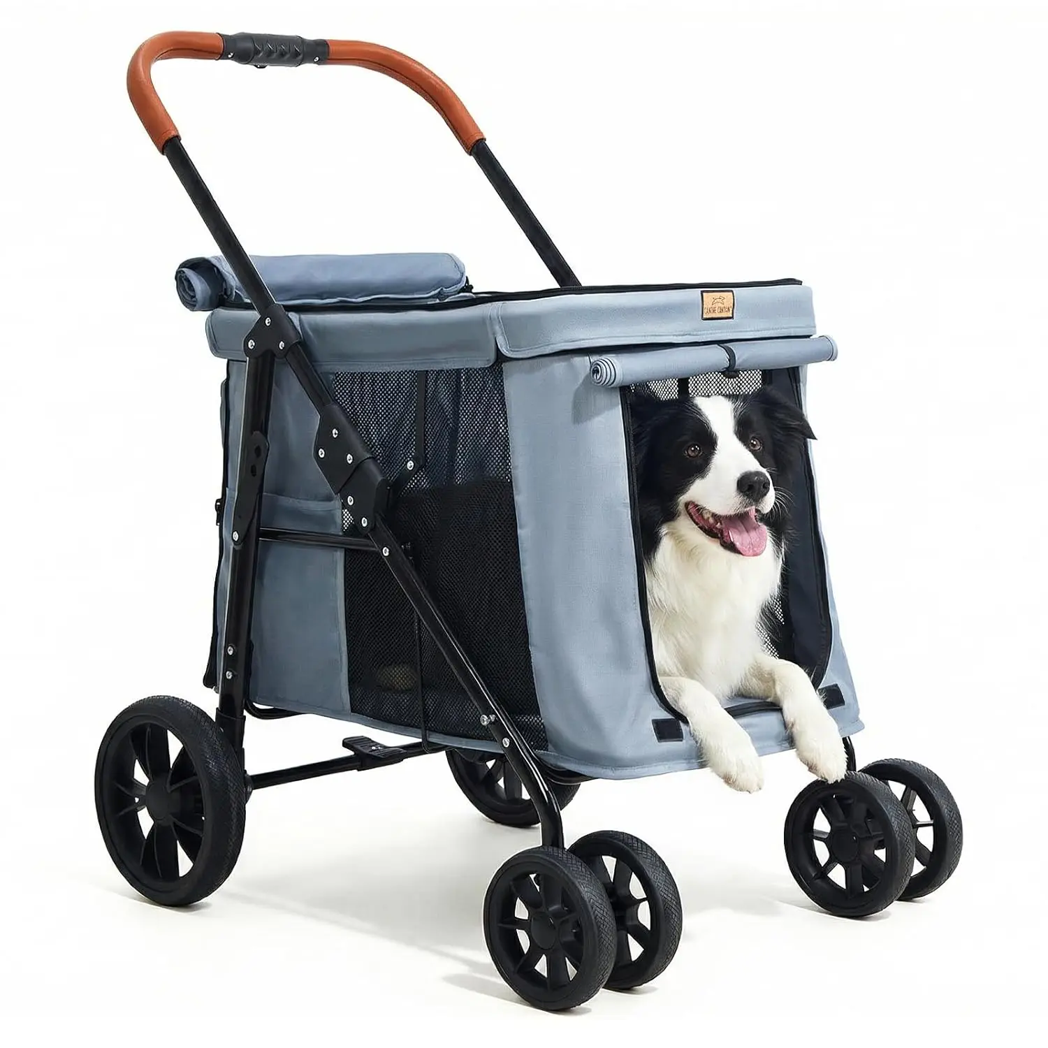 Scout Pet Stroller, Heavy Duty Dog Stroller for Large & Medium Dogs, Foldable Pet Stroller for 2 Dogs with All-Terrain Wheels
Scout Pet Stroller, Heavy Duty Dog Stroller for Large & Medium Dogs, Foldable Pet Stroller for 2 Dogs with All-Terrain Wheels