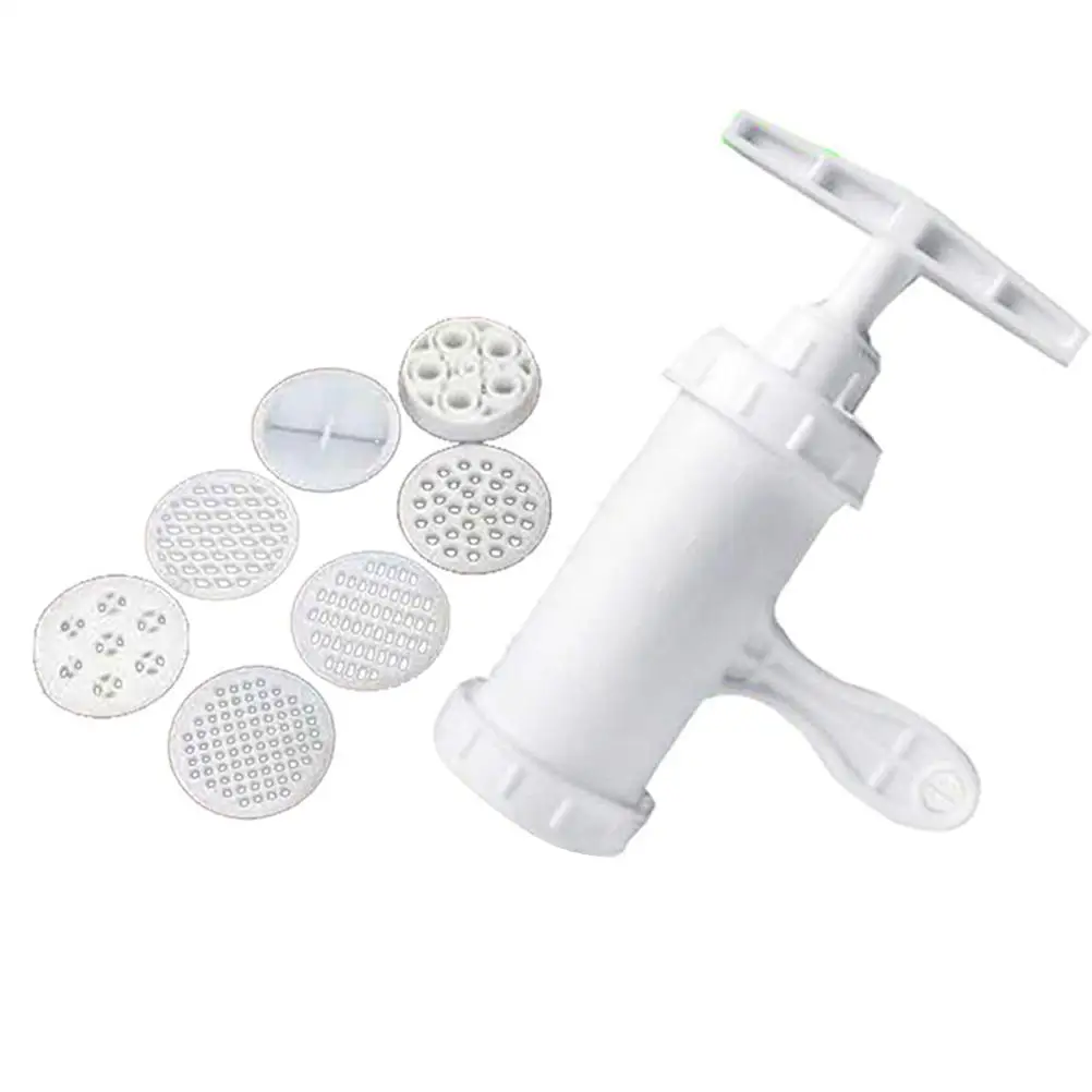 7pcs Noodle Maker Press MachineSet Manual Pasta Extruder Spaghetti Tools Kitchen Noodle Maker Homemade DIY Gift
7pcs Noodle Maker Press MachineSet Manual Pasta Extruder Spaghetti Tools Kitchen Noodle Maker Homemade DIY Gift