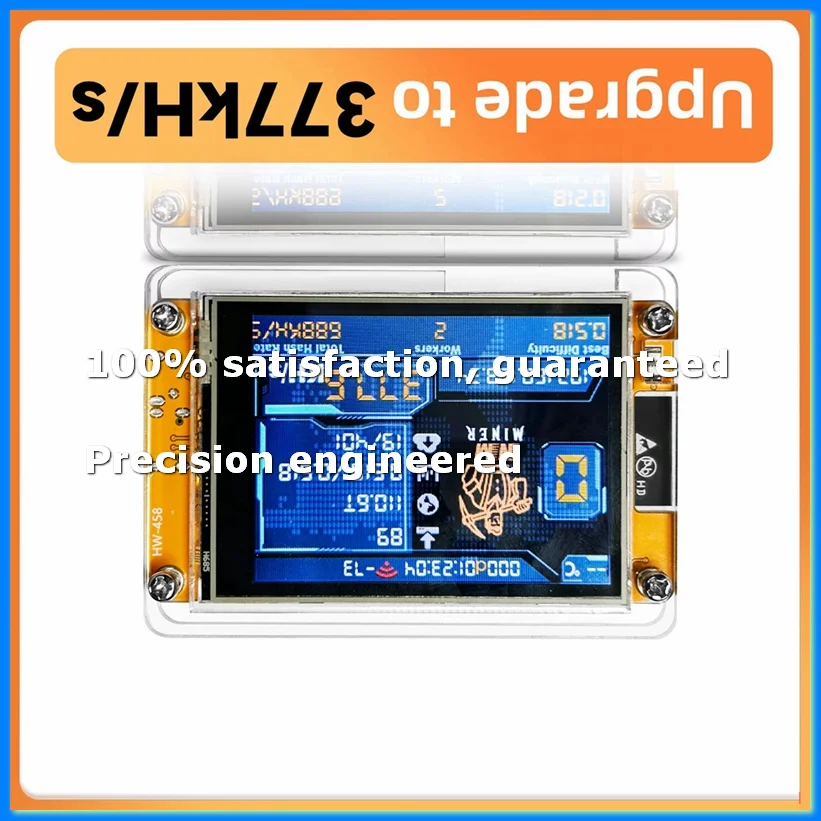 NMMiner NerdMiner V2 Hashrate 377KH/S ESP32 2.8 Inch Smart Display Crypto Solo Lottery Miner BTC Lottery ESP32-2432S028R-A07G
NMMiner NerdMiner V2 Hashrate 377KH/S ESP32 2.8 Inch Smart Display Crypto Solo Lottery Miner BTC Lottery ESP32-2432S028R-A07G