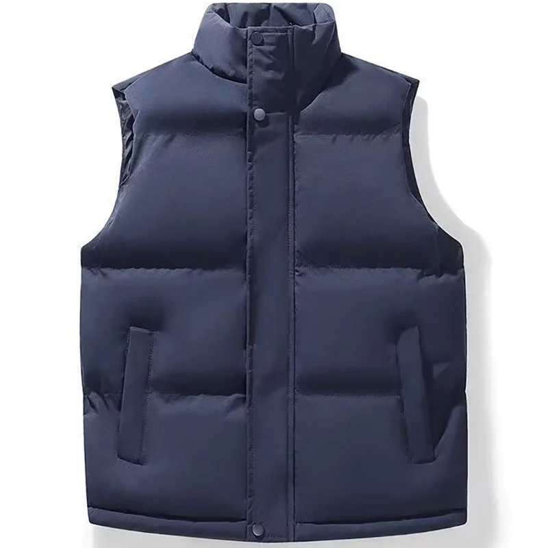 Autumn Winter Men's Vest Jacket Warm Sleeveless Jackets Waterproof Zipper Coat Stand-Up Collar Casual Waistcoat 2025 Cotton Vest
Autumn Winter Men's Vest Jacket Warm Sleeveless Jackets Waterproof Zipper Coat Stand-Up Collar Casual Waistcoat 2025 Cotton Vest