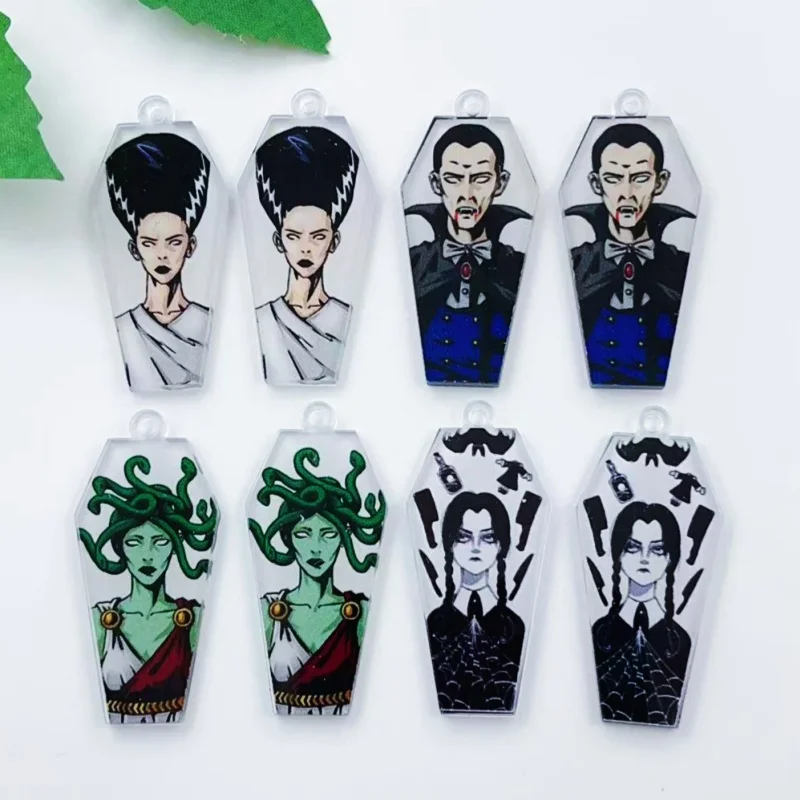 10pcs Acrylic Halloween Style Charm Jewelry Accessories Necklace Bracelet Earring Pendant Diy Craft Supplies
10pcs Acrylic Halloween Style Charm Jewelry Accessories Necklace Bracelet Earring Pendant Diy Craft Supplies