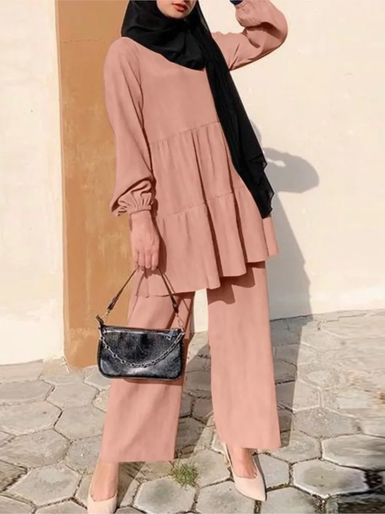 Women's Fashion Literary Retro Long-sleeved Shirt Top Wide-leg Trousers Two-piece Set Autumn Elegant Solid Color Trousers Set
Women's Fashion Literary Retro Long-sleeved Shirt Top Wide-leg Trousers Two-piece Set Autumn Elegant Solid Color Trousers Set