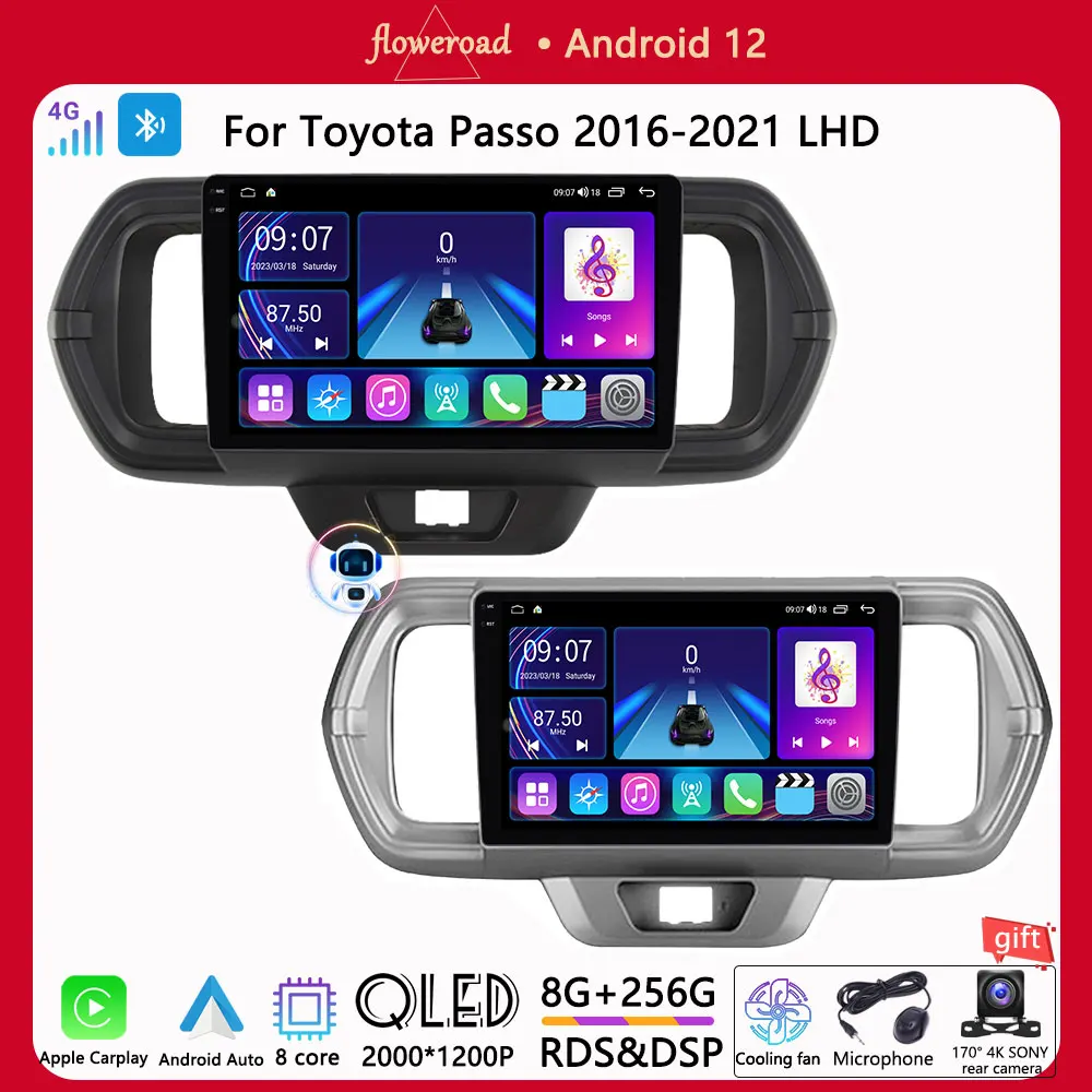 Car Radio Multimedia Player Android For Toyota Passo 2016-2021 RHD 2 din Apple Carplay 4G Autoradio DVD Navigation GPS Head Unit
Car Radio Multimedia Player Android For Toyota Passo 2016-2021 RHD 2 din Apple Carplay 4G Autoradio DVD Navigation GPS Head Unit