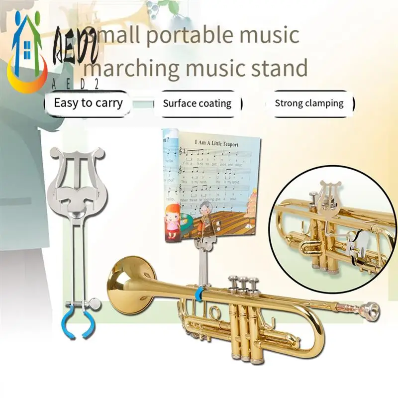 AED2-латунный инструмент, труба, пюпитр, портативный марширующий музыкальный зажим, музыкальный зажим для трубы, музыкальный зажим
AED2-латунный инструмент, труба, пюпитр, портативный марширующий музыкальный зажим, музыкальный зажим для трубы, музыкальный зажим