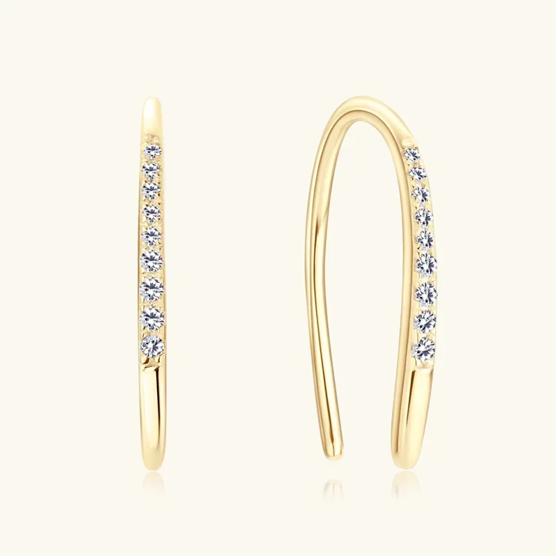 Trendy GRA Certified Moissanite Piercing Stud Earrings for Women Real 925 Sterling Silver Hook Earring Jewelry Gifts
Trendy GRA Certified Moissanite Piercing Stud Earrings for Women Real 925 Sterling Silver Hook Earring Jewelry Gifts