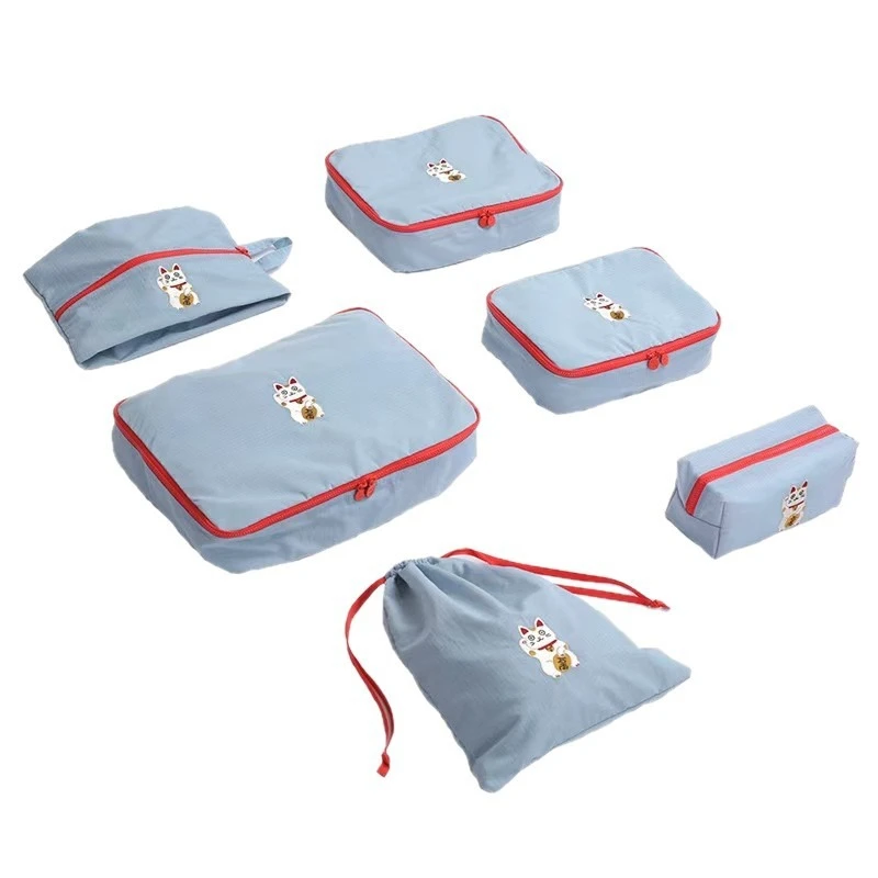 Embroidered travel storage bag, convenient packing set, clothing finishing bag, multi-functional storage bag.
Embroidered travel storage bag, convenient packing set, clothing finishing bag, multi-functional storage bag.