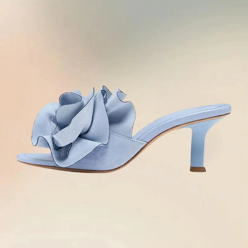 Sky Blue Suede Appliques Design Open Toe Slippers Slip On Women Shoes Thin High Heels New Party Banquet 2026 Zapatos Para Mujere
Sky Blue Suede Appliques Design Open Toe Slippers Slip On Women Shoes Thin High Heels New Party Banquet 2026 Zapatos Para Mujere