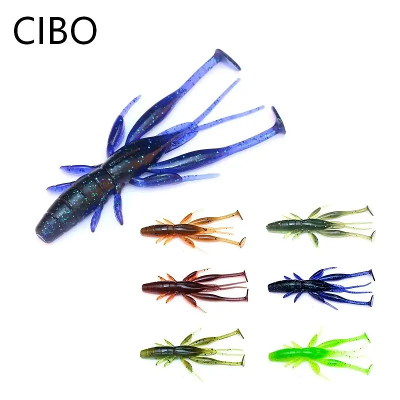 CIBO 6pcs-70mm 2.7g Floating Shrimp Lure TPE High Simulation Durable Bait for Bass Trout Fishing
CIBO 6pcs-70mm 2.7g Floating Shrimp Lure TPE High Simulation Durable Bait for Bass Trout Fishing