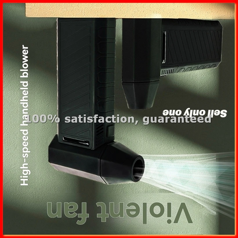Mini Turbo Jet Fan 130000RPM Wind Speed Brushless Motor Handheld Duct Fan Turbo Jet Fan Blow Suck in One-A25R
Mini Turbo Jet Fan 130000RPM Wind Speed Brushless Motor Handheld Duct Fan Turbo Jet Fan Blow Suck in One-A25R