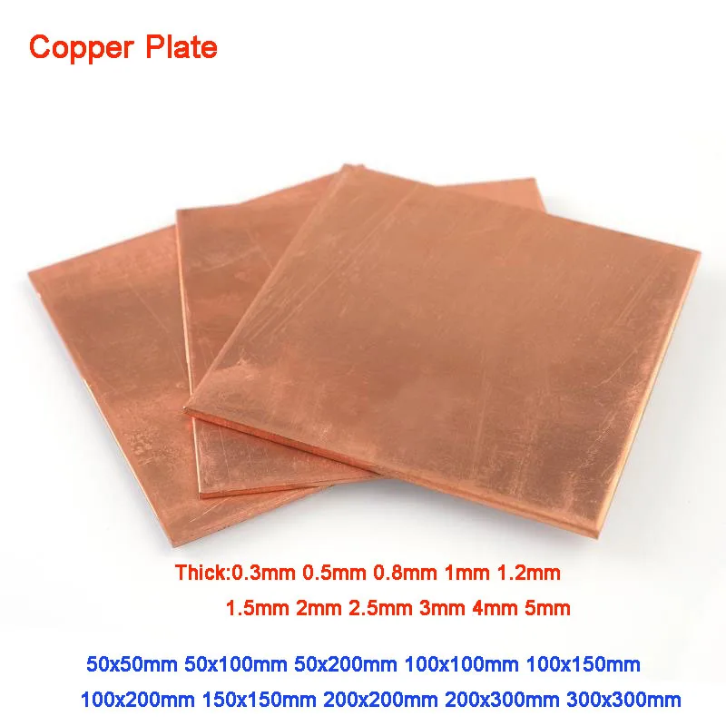 Thick 0.3/0.5/0.8/1/1.2/1.5/2/2.5/3/4/5mm T2 Copper Sheet Metal 50mm-300mm Pure Copper Sheet Plate Cutting Frame Model Mould
Thick 0.3/0.5/0.8/1/1.2/1.5/2/2.5/3/4/5mm T2 Copper Sheet Metal 50mm-300mm Pure Copper Sheet Plate Cutting Frame Model Mould