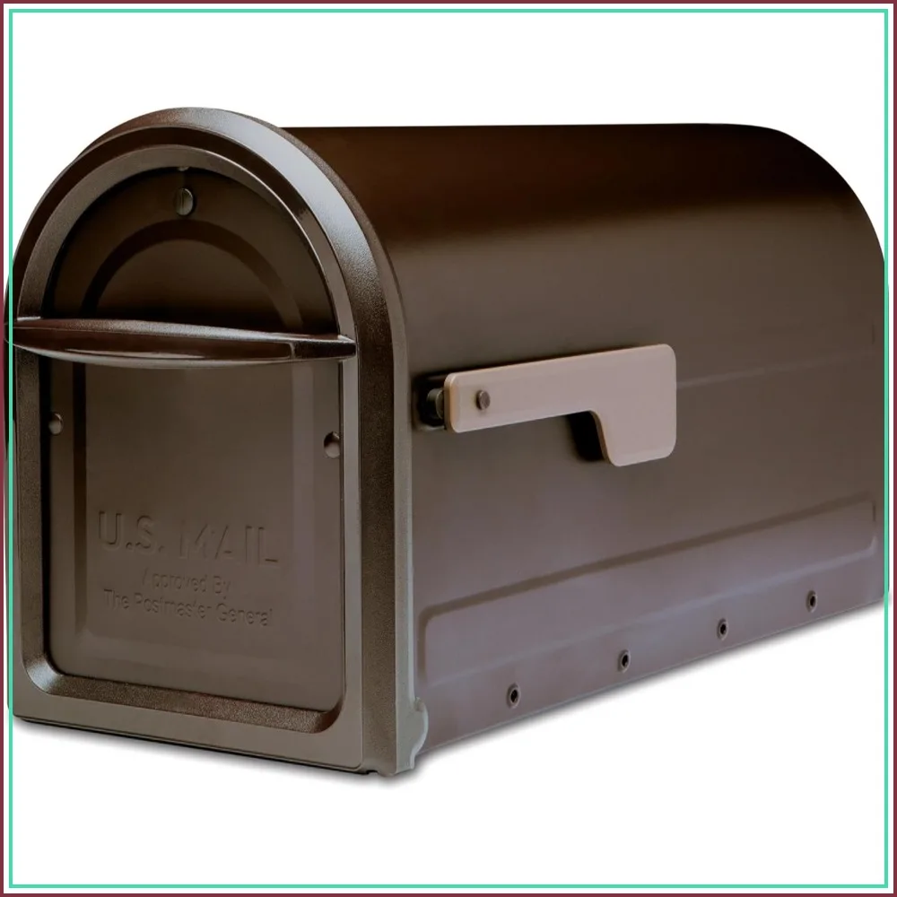 Heavy Duty Steel Post Mounted Mailbox for Outside, Large Curbside Mailbox with Magnetic Latch
Heavy Duty Steel Post Mounted Mailbox for Outside, Large Curbside Mailbox with Magnetic Latch