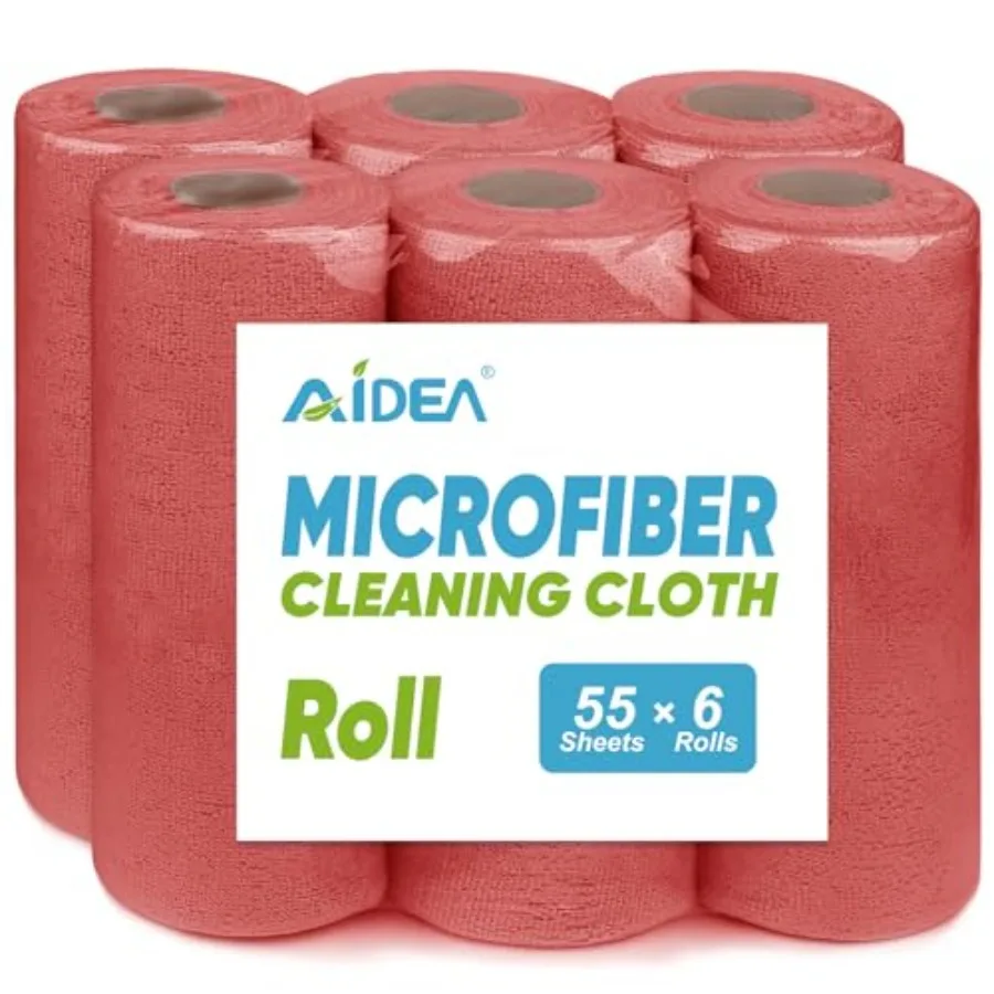 Microfiber Cleaning Cloth 330 Sheets 6 Roll Microfiiber Cloth for Cleaning Car Reusable Paper Towels Shop Rags Microfiber Towel
Microfiber Cleaning Cloth 330 Sheets 6 Roll Microfiiber Cloth for Cleaning Car Reusable Paper Towels Shop Rags Microfiber Towel