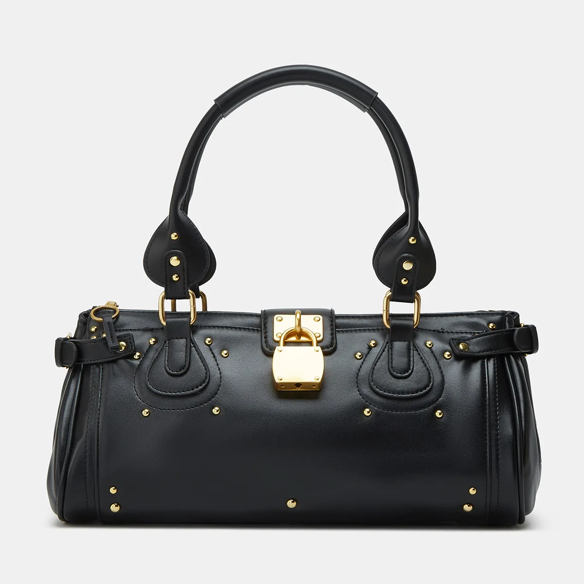 Luxury Designer Bags for Women Lock Design Handbags Retro Studded Shoulder Bag Top Handle Commuting Bag NEW Rivet Shopper Tote
Luxury Designer Bags for Women Lock Design Handbags Retro Studded Shoulder Bag Top Handle Commuting Bag NEW Rivet Shopper Tote