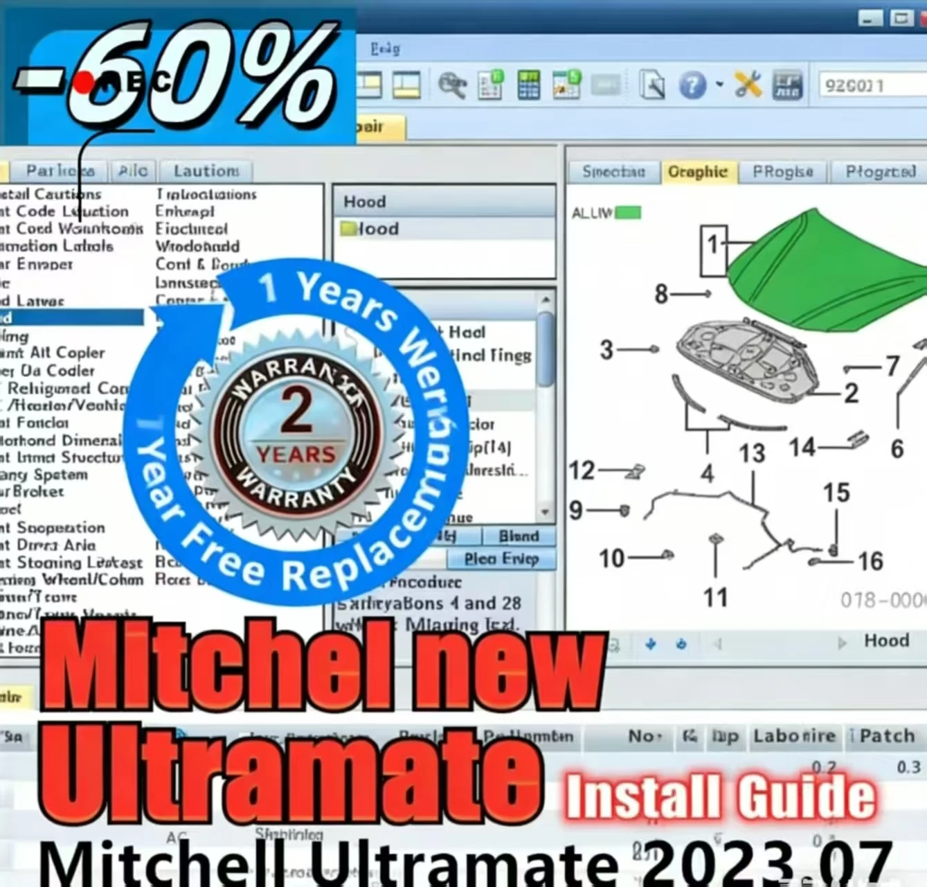 Mitchel Ultramate 2023.07 ПОЛНАЯ ДОПОЛНИТЕЛЬНАЯ СИСТЕМА УСТРОЙСТВА + патч для неисправностей + установки видео направляющих, ремонт, мягкий, хит продаж
Mitchel Ultramate 2023.07 ПОЛНАЯ ДОПОЛНИТЕЛЬНАЯ СИСТЕМА УСТРОЙСТВА + патч для неисправностей + установки видео направляющих, ремонт, мягкий, хит продаж