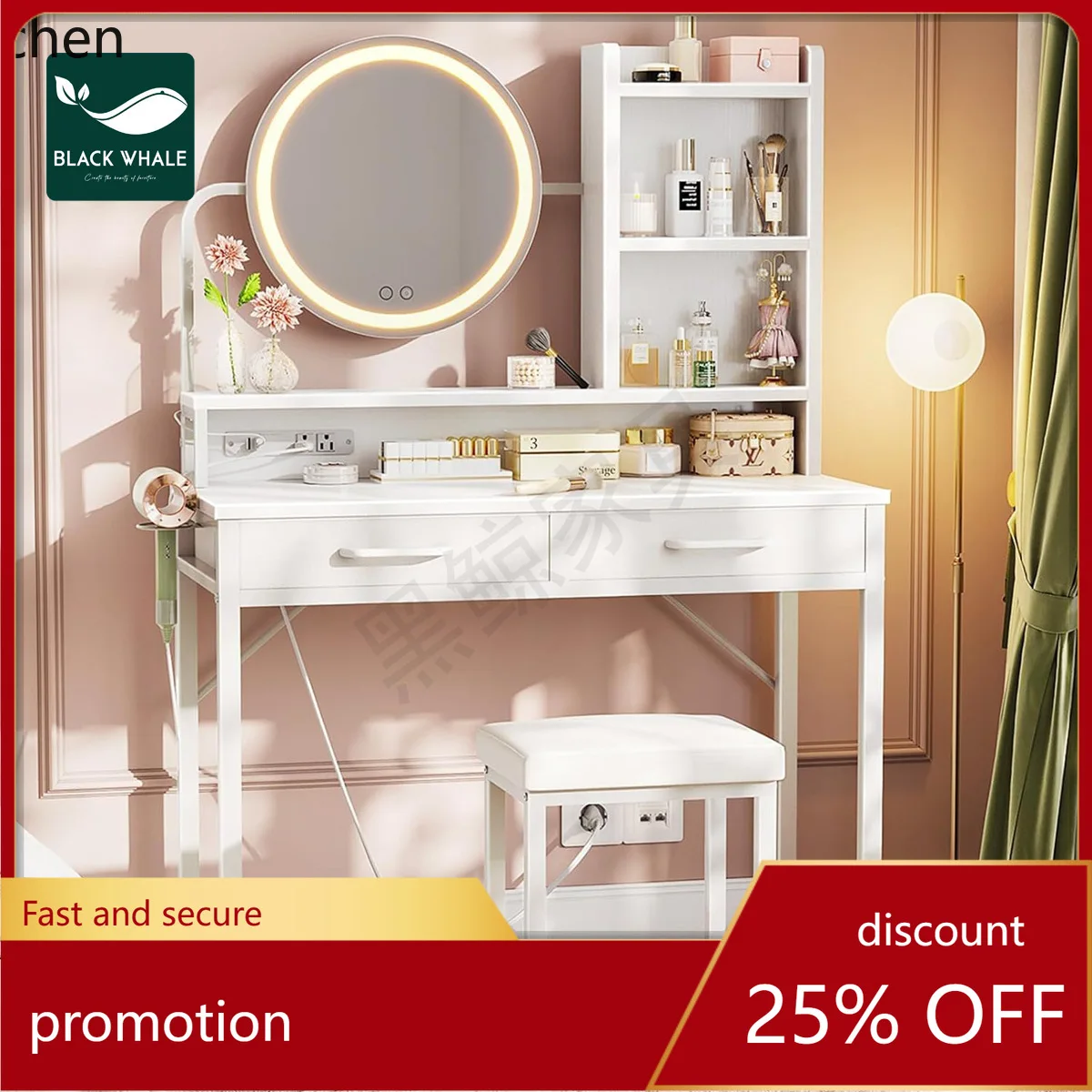 HXL dressing table panel furniture table and chair bedroom makeup table
HXL dressing table panel furniture table and chair bedroom makeup table