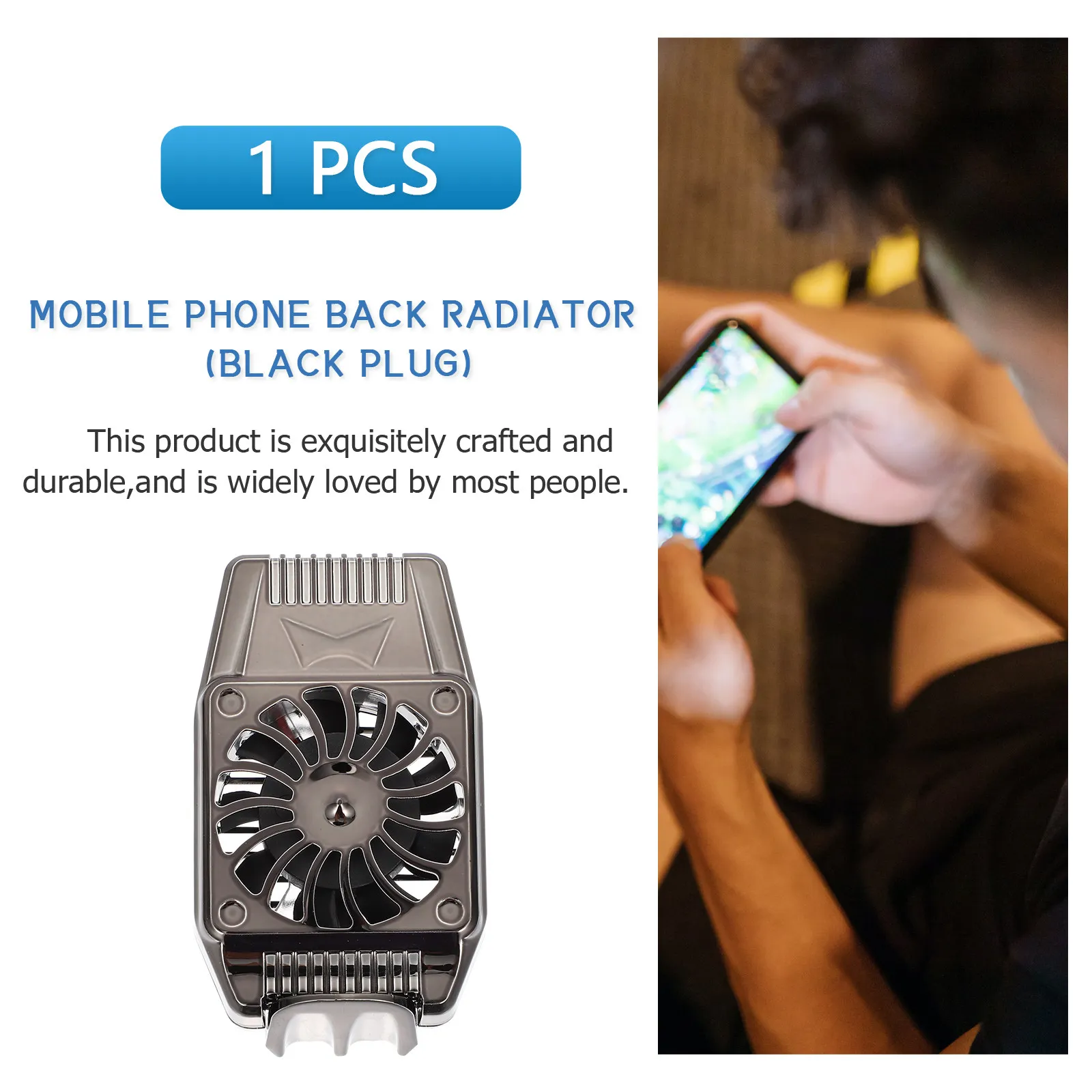 1 шт. Вентилятор-радиатор для мобильного телефона: супертихая работа, эффективное снижение температуры, компактный дизайн для ежедневного использования
1 шт. Вентилятор-радиатор для мобильного телефона: супертихая работа, эффективное снижение температуры, компактный дизайн для ежедневного использования