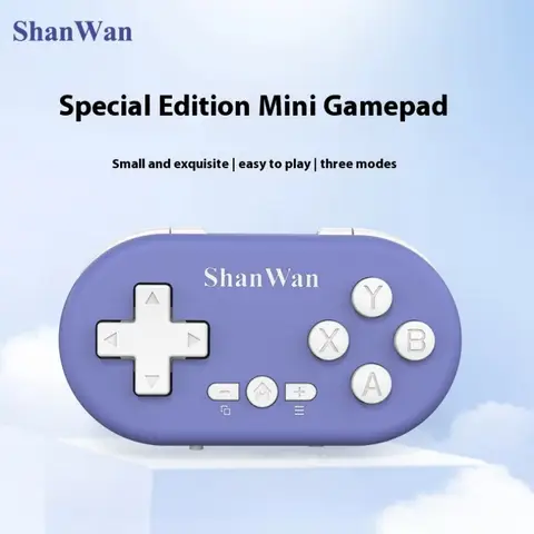 2024 New Shanwan Lightweight Mini Wireless Bluetooth Collectible Game Controller Portable Multi Platform Wireless Connectivity