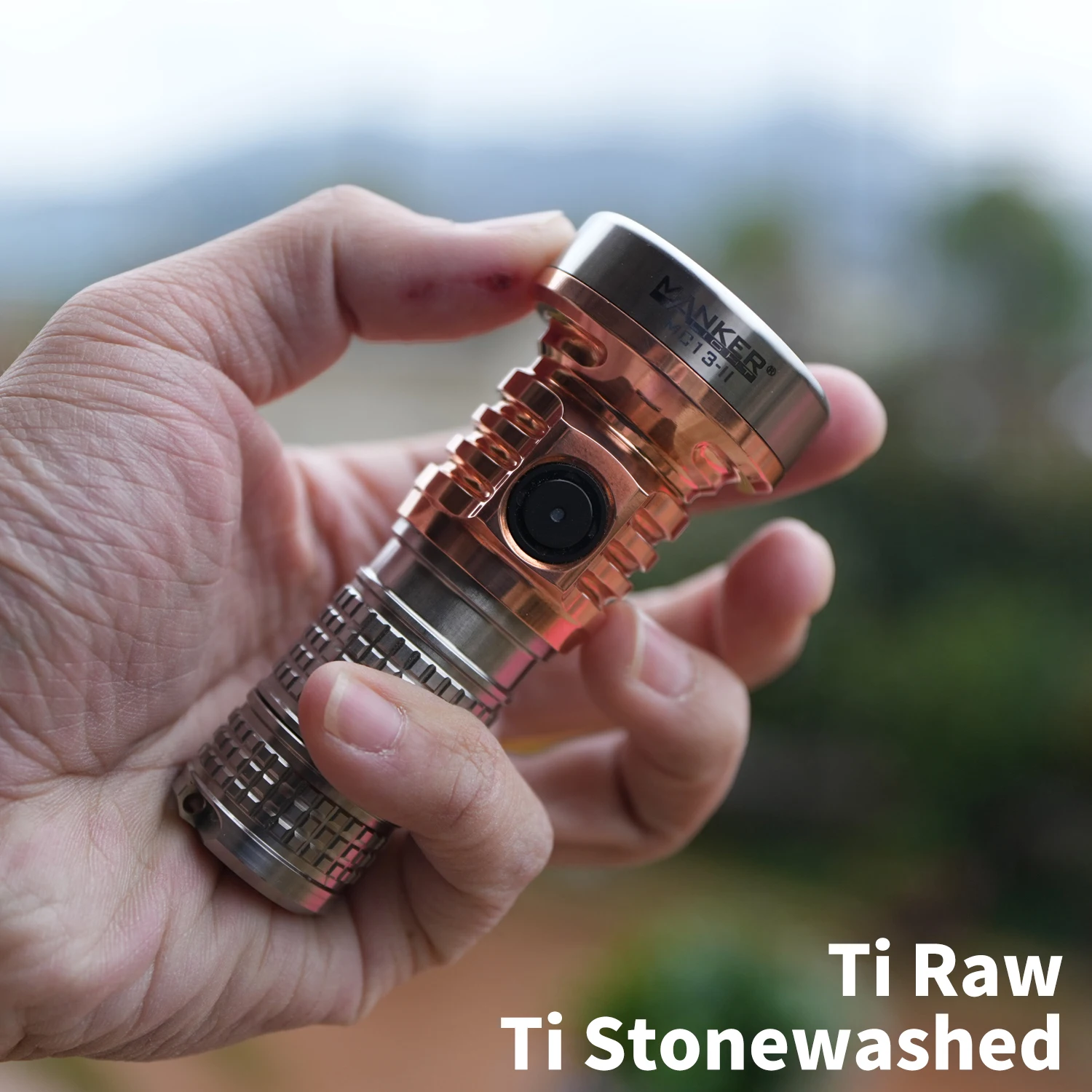 MC13 II SBT90.2 4500 Lumens Pocket EDC Flashlight High Power Throw Flashlight with Magnetic Base - Titanium TC4 Alloy & Copper
MC13 II SBT90.2 4500 Lumens Pocket EDC Flashlight High Power Throw Flashlight with Magnetic Base - Titanium TC4 Alloy & Copper