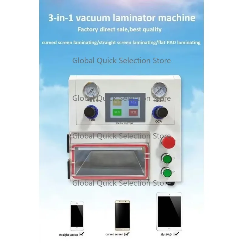 108P 7 Inch Vacuum Laminator, Curved Screen Repair Equipment
108P 7 Inch Vacuum Laminator, Curved Screen Repair Equipment