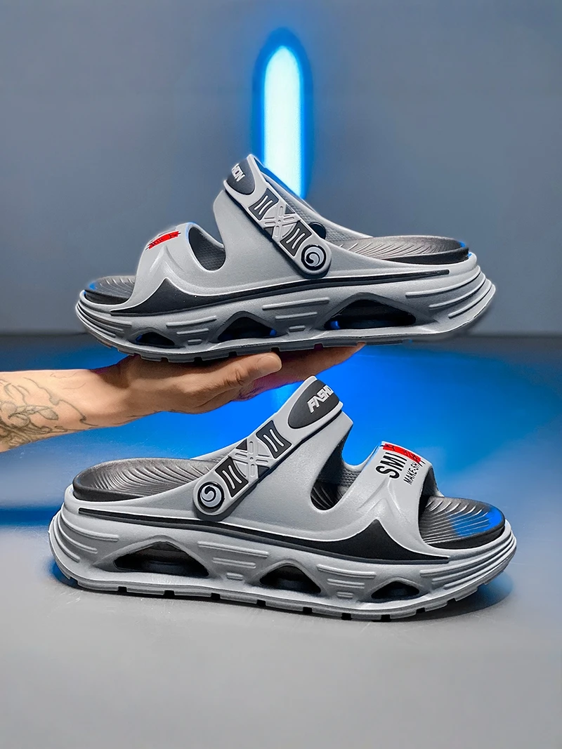 Casual Sporty Men's Summer Slippers Wearable Outdoor Driving Beach Sandals Two-Purpose Slip-On Shoes Youth EVA Flat Heel
Casual Sporty Men's Summer Slippers Wearable Outdoor Driving Beach Sandals Two-Purpose Slip-On Shoes Youth EVA Flat Heel