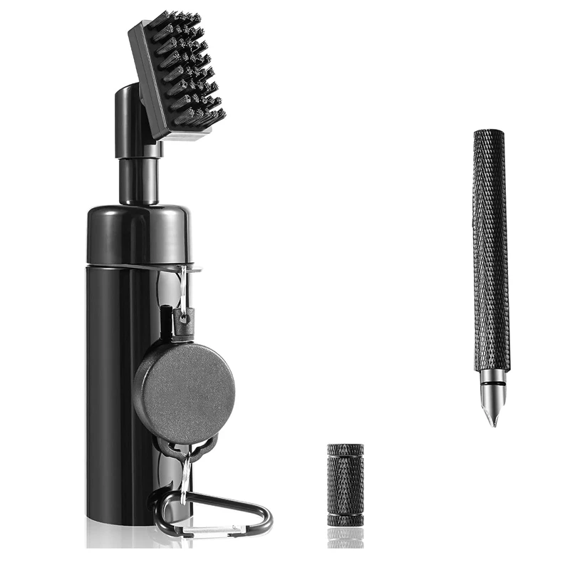 Golf Club Cleaner Set Golf Groove Sharpener Black Golf Club Cleaning Tool Golf Water Brush
Golf Club Cleaner Set Golf Groove Sharpener Black Golf Club Cleaning Tool Golf Water Brush