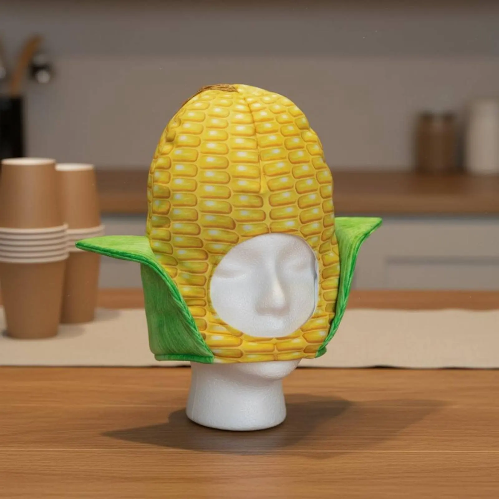Soft Corn Costume Headwear Conversation Initiator Corn on the Cob Hat Funny Food Hat Comfortable Fit Lightweight
Soft Corn Costume Headwear Conversation Initiator Corn on the Cob Hat Funny Food Hat Comfortable Fit Lightweight