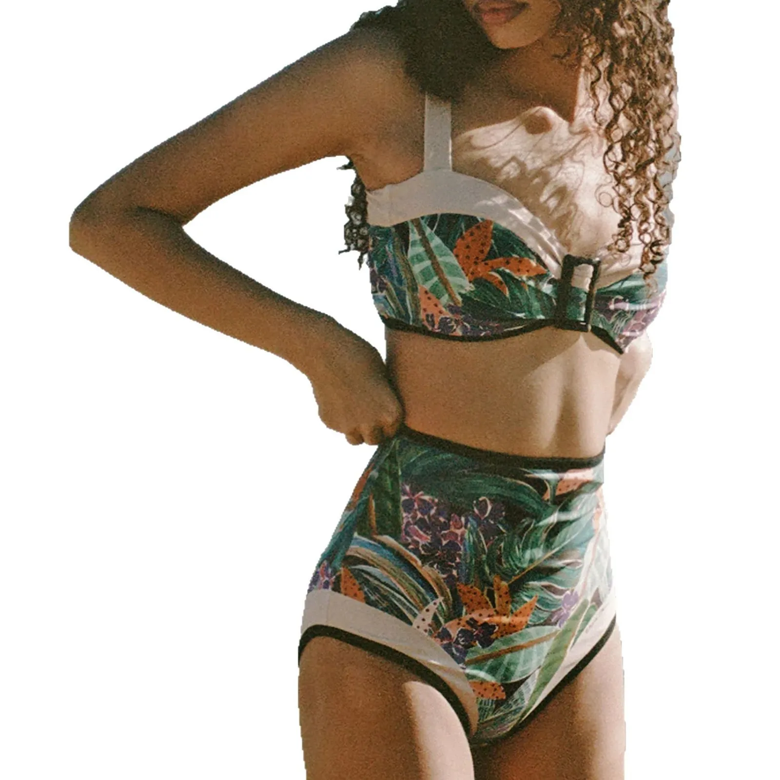 2025 Women's High-Waist Printed Bikini Set Strapless & Strappy Two-Piece Swimsuit Summer Fashion Bikini Suit With Pantie Ropa
2025 Women's High-Waist Printed Bikini Set Strapless & Strappy Two-Piece Swimsuit Summer Fashion Bikini Suit With Pantie Ropa
