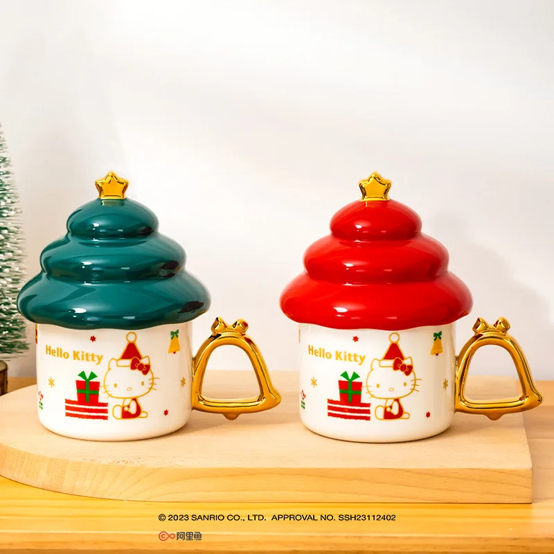 Sanrio Christmas Gift Ceramic Mug Christmas Tree Water Cup Creative Cute Cup with Lid
Sanrio Christmas Gift Ceramic Mug Christmas Tree Water Cup Creative Cute Cup with Lid