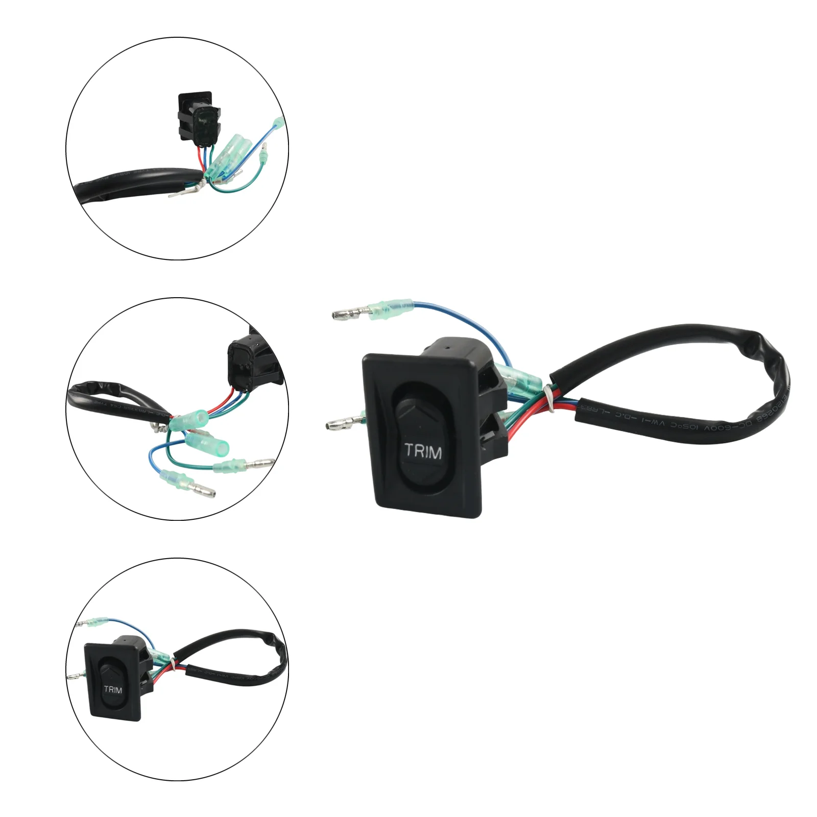ABS Trim Control Fine-Tune Tilt Switch Compatible With 87-18286A4 As Shown In The Figure Marine Use For Force Outboard
ABS Trim Control Fine-Tune Tilt Switch Compatible With 87-18286A4 As Shown In The Figure Marine Use For Force Outboard