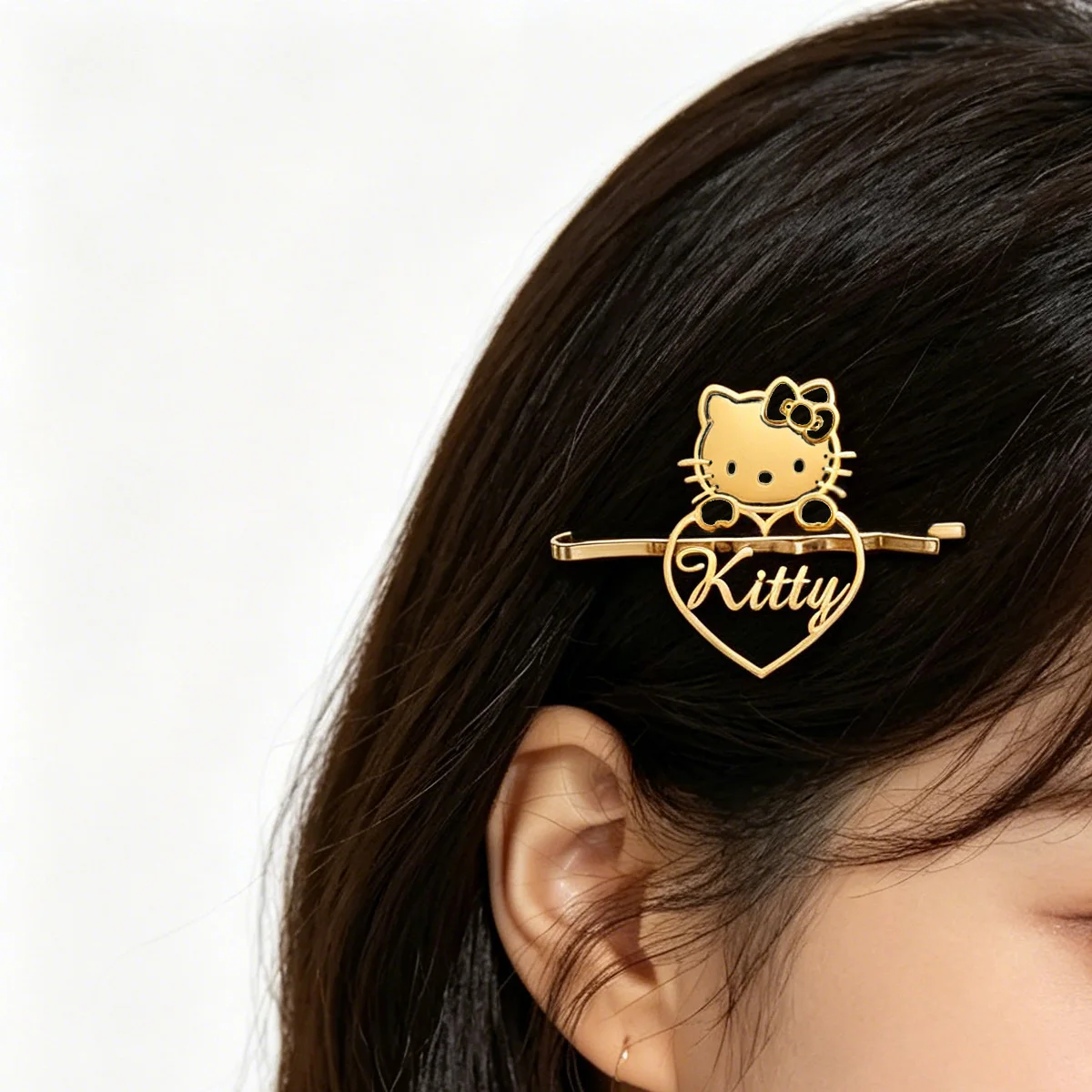 Custom Name Hello Kitty Hairpin For Women Personalized Letter Nameplate Heart-shaped Hello Kitty Hair Accessory Hair clip Gift
Custom Name Hello Kitty Hairpin For Women Personalized Letter Nameplate Heart-shaped Hello Kitty Hair Accessory Hair clip Gift
