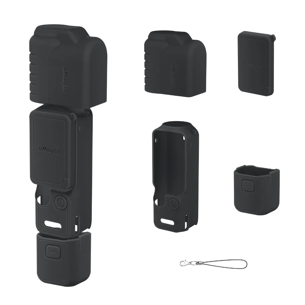 Silicone Protective Case Anti-Scratch Full Coverage Screen Lens Proetctor Shockproof Skin Cover for DJI Osmo Pocket 4
Silicone Protective Case Anti-Scratch Full Coverage Screen Lens Proetctor Shockproof Skin Cover for DJI Osmo Pocket 4