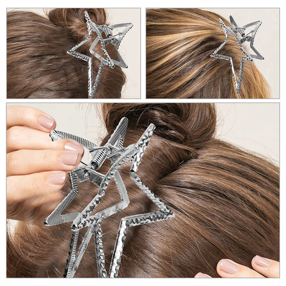 4Pcs Star Hair Claw Clips Metal Small Decorative Jaw Clips for Women Thick Thin Hair Hairstyles Party Wedding Small Claw Clip
4Pcs Star Hair Claw Clips Metal Small Decorative Jaw Clips for Women Thick Thin Hair Hairstyles Party Wedding Small Claw Clip
