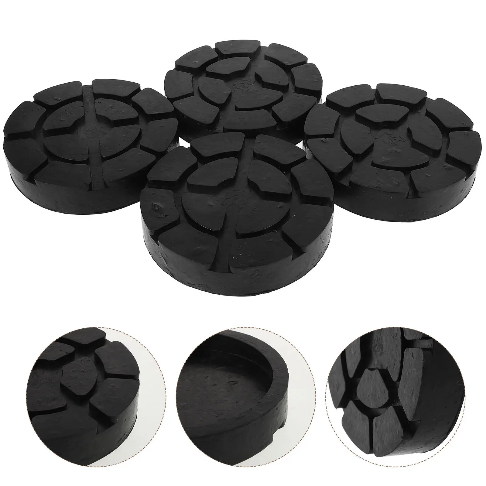 4Pcs Floor Jack Saddle Pad Rubber Car Jacking Pad Antislip Design for Enhanced Lifting Safety Universal Fit Jack Mat Adapter
4Pcs Floor Jack Saddle Pad Rubber Car Jacking Pad Antislip Design for Enhanced Lifting Safety Universal Fit Jack Mat Adapter