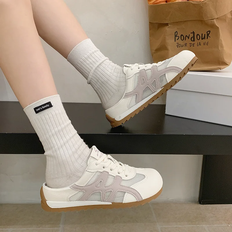 Women Summer Stylish Half Slippers Casual All-match Design Lightweight Leisure Indoor Outdoor Footwear
Women Summer Stylish Half Slippers Casual All-match Design Lightweight Leisure Indoor Outdoor Footwear