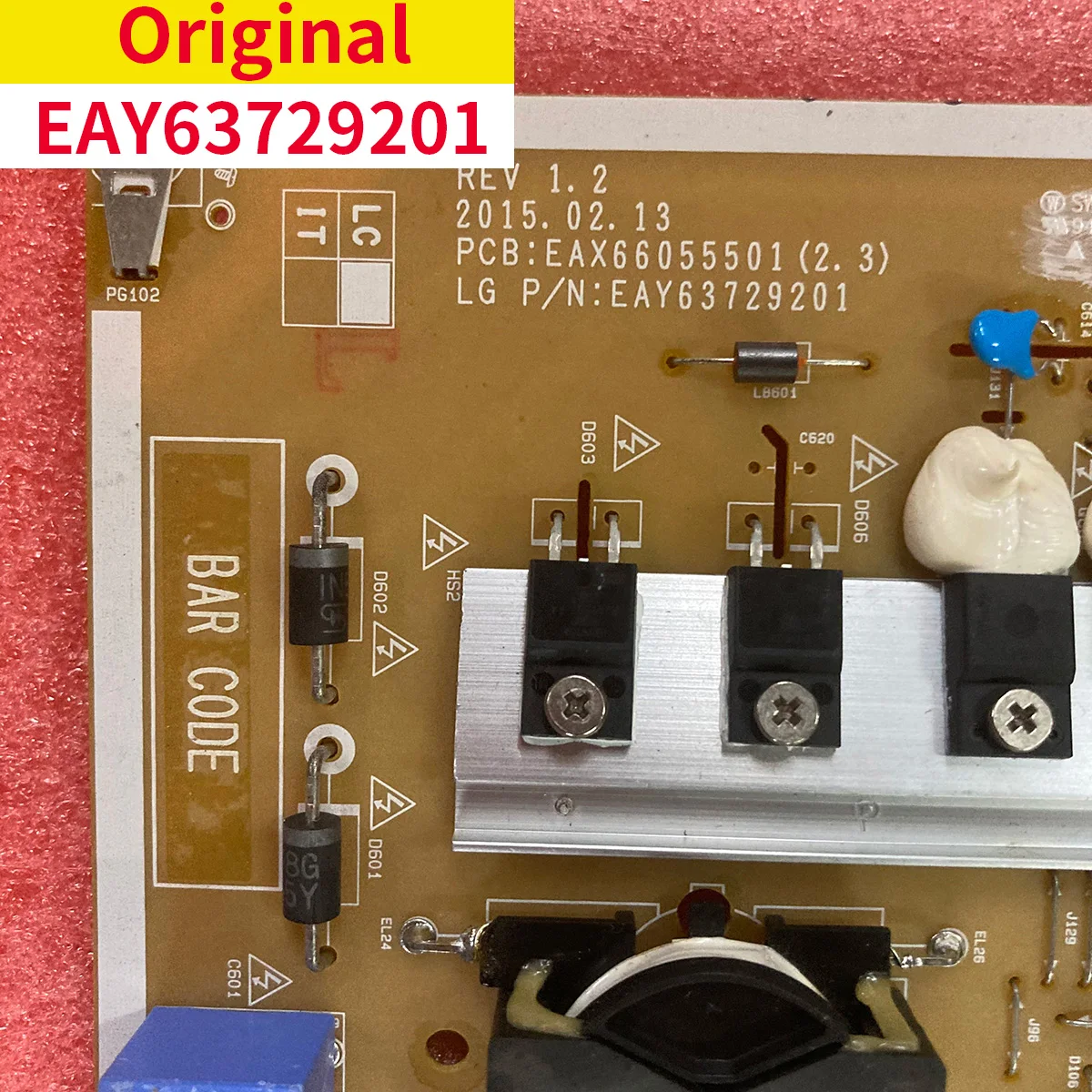 Для 60-дюймового телевизора 60UF7702-C EAX 66055501 ЭЙ 63729201 LGP6065-15UL6 Плата питания
Для 60-дюймового телевизора 60UF7702-C EAX 66055501 ЭЙ 63729201 LGP6065-15UL6 Плата питания
