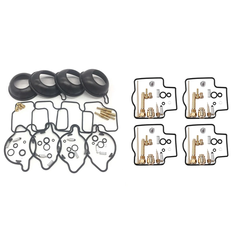 8 Pcs Carburetor Repair Kit Plunger Diaphragm Part Carburetor Carb Repair Kit Gasket, 4 Pcs A & 4 Pcs B
8 Pcs Carburetor Repair Kit Plunger Diaphragm Part Carburetor Carb Repair Kit Gasket, 4 Pcs A & 4 Pcs B
