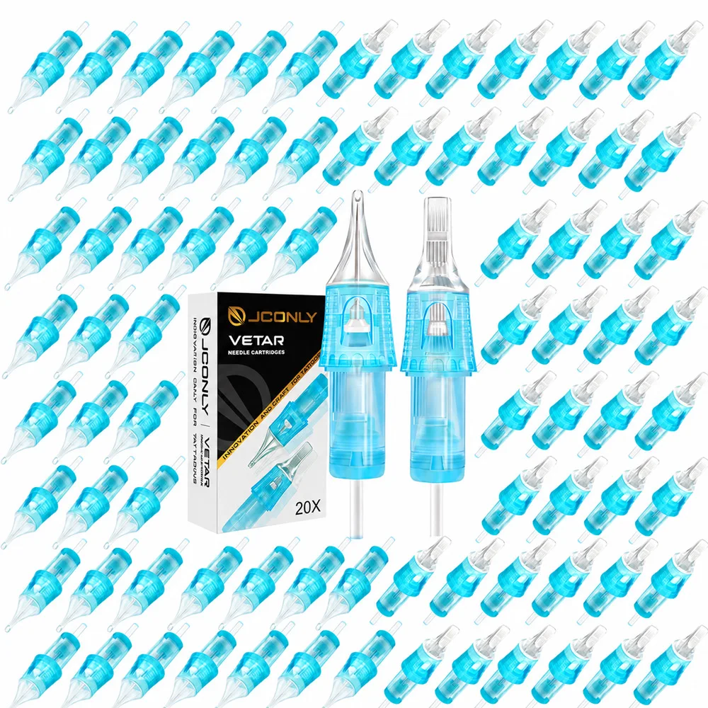 20/10pcs JCONLY VETAR Tattoo Cartridge Needles RL RS CM MG Disposable Safety Cartridge Tattoo Needles for Tattoo Body Art Suppy
20/10pcs JCONLY VETAR Tattoo Cartridge Needles RL RS CM MG Disposable Safety Cartridge Tattoo Needles for Tattoo Body Art Suppy