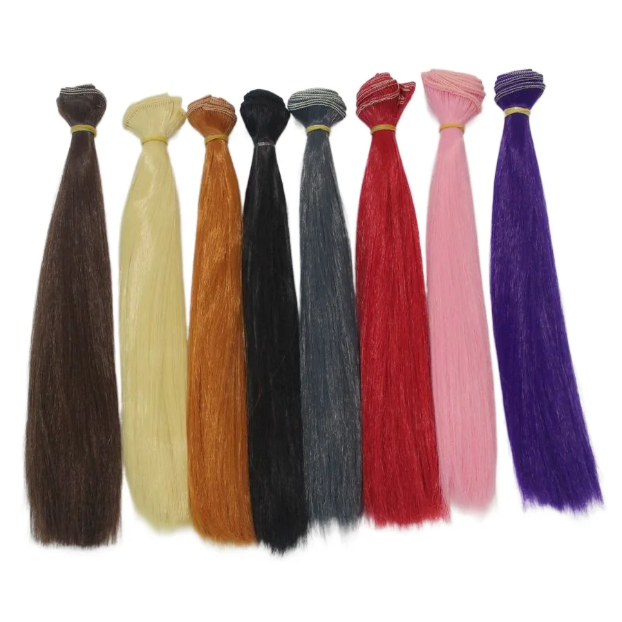 1 Piece 25*100cm Brown Flaxen Coffee Brown Natural Color Doll Wig Straight Thick Hair for 1/3 1/4 1/6 BJD DIY Doll Accessories
1 Piece 25*100cm Brown Flaxen Coffee Brown Natural Color Doll Wig Straight Thick Hair for 1/3 1/4 1/6 BJD DIY Doll Accessories