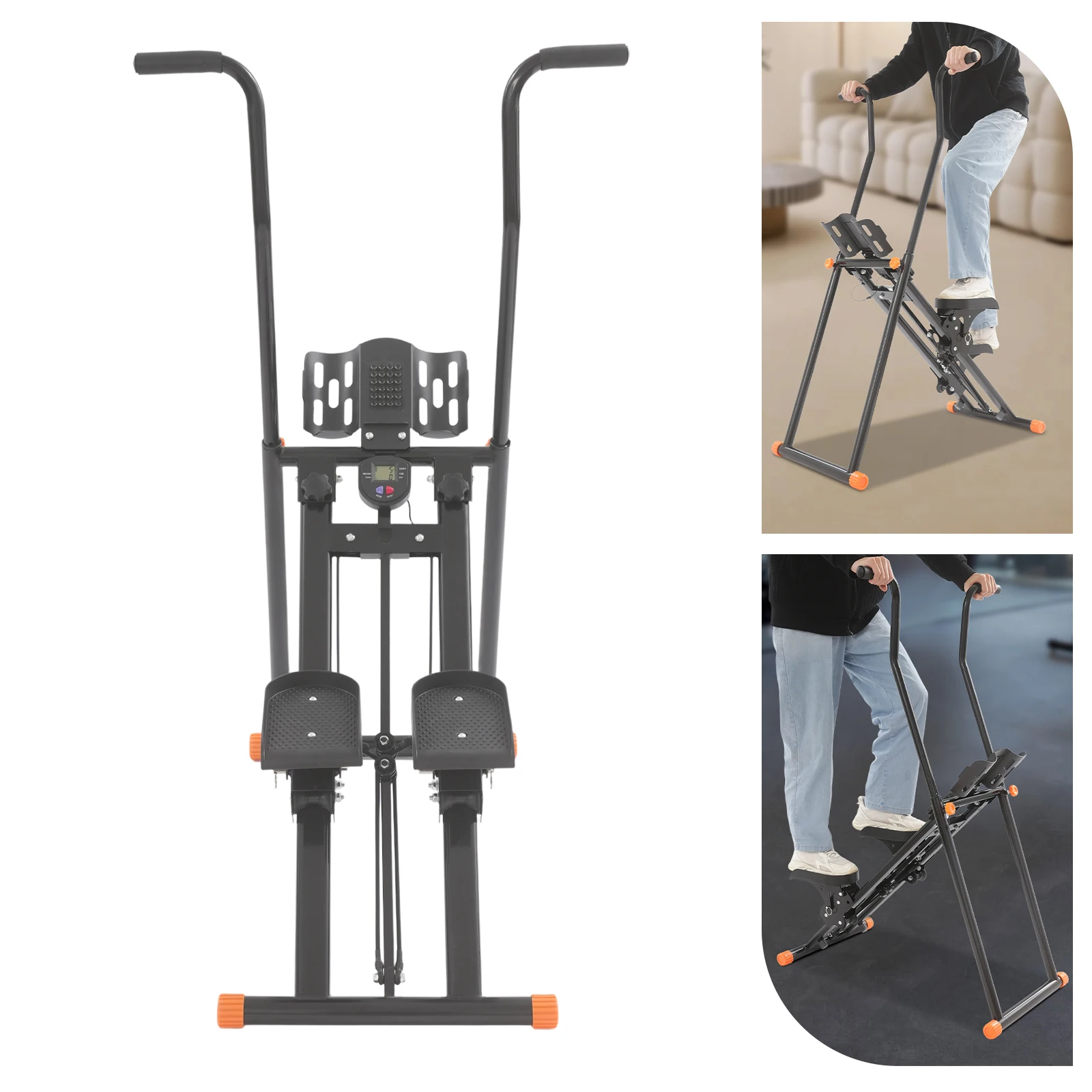 Stair Stepper, Foldable Vertical Stair Climber Machine for Full-Body Workout, Stair Stepper for Home Gym,Black,domiciliary
Stair Stepper, Foldable Vertical Stair Climber Machine for Full-Body Workout, Stair Stepper for Home Gym,Black,domiciliary