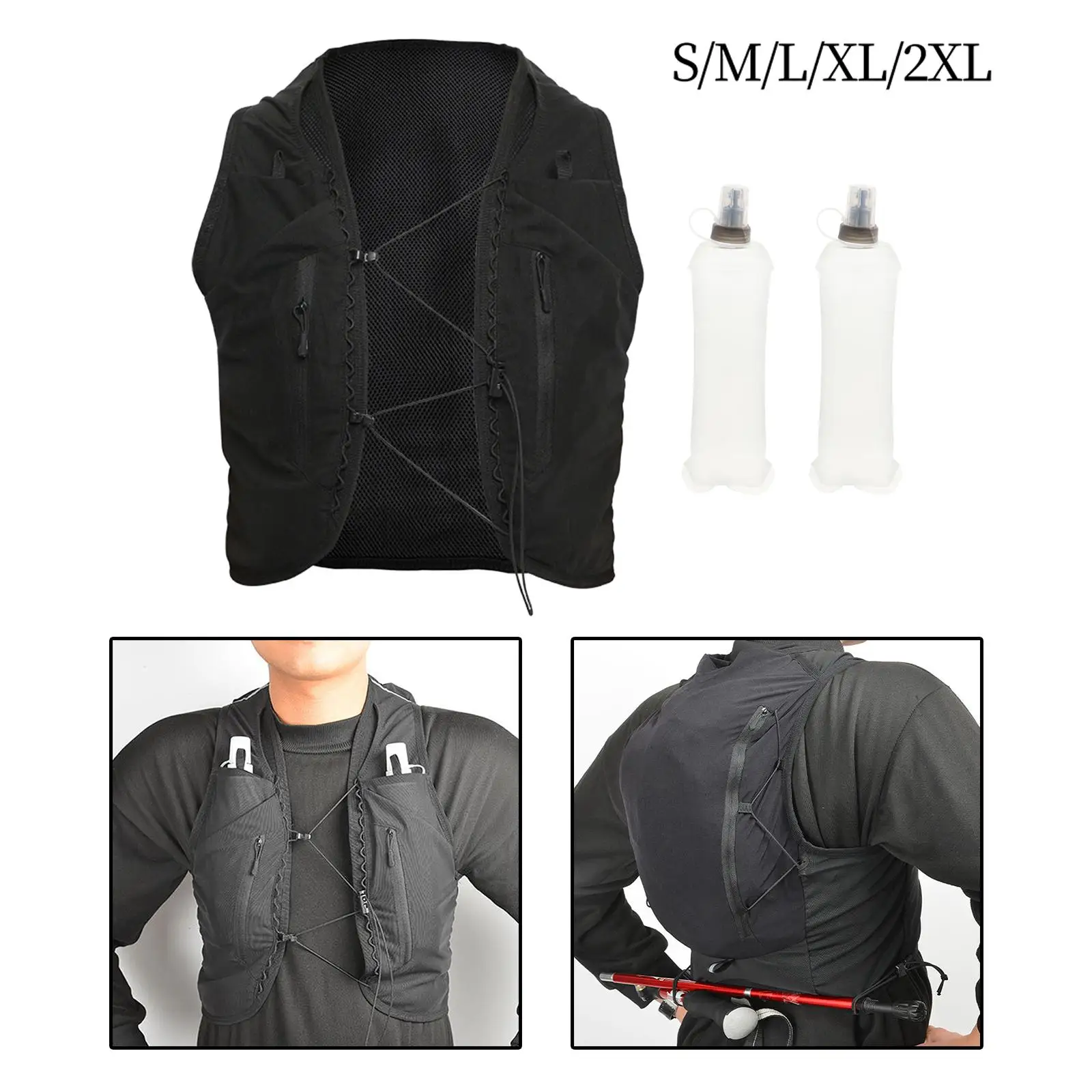 Outdoor Sport Hydration Vest Waterproof Backpack Adjustable Running Gear with Pockets for Climbing Camping Cycling
Outdoor Sport Hydration Vest Waterproof Backpack Adjustable Running Gear with Pockets for Climbing Camping Cycling