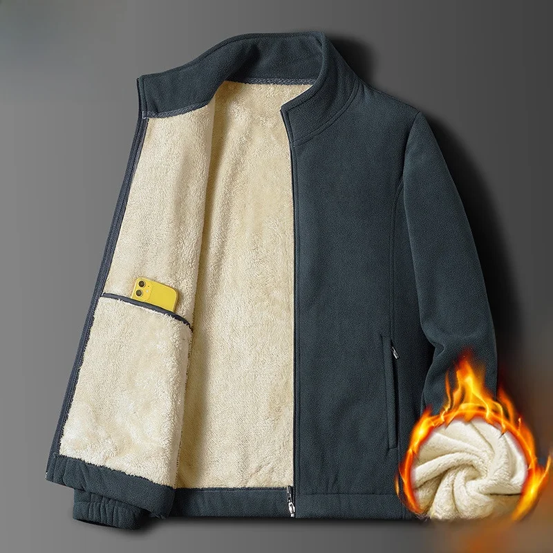 Paul Lamb Velvet Men's Jaet Coat Thiened Fce Stand Collar Sweatirt Fce Warmth Clothing Polyester Fiber Long Sv...
Paul Lamb Velvet Men's Jaet Coat Thiened Fce Stand Collar Sweatirt Fce Warmth Clothing Polyester Fiber Long Sv...