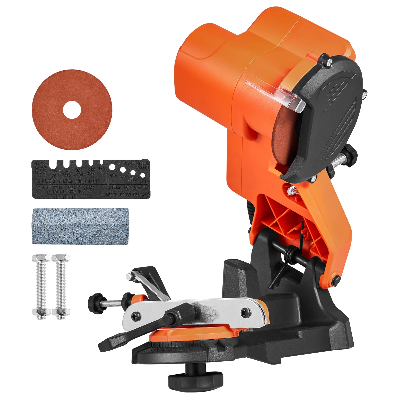 SucceBuy Electric Chainsaw Sharpener 85 W Bench Saw Chain Sharpener 5000 RPM with 2 Grinding Wheels for Woodworking Gardening
SucceBuy Electric Chainsaw Sharpener 85 W Bench Saw Chain Sharpener 5000 RPM with 2 Grinding Wheels for Woodworking Gardening