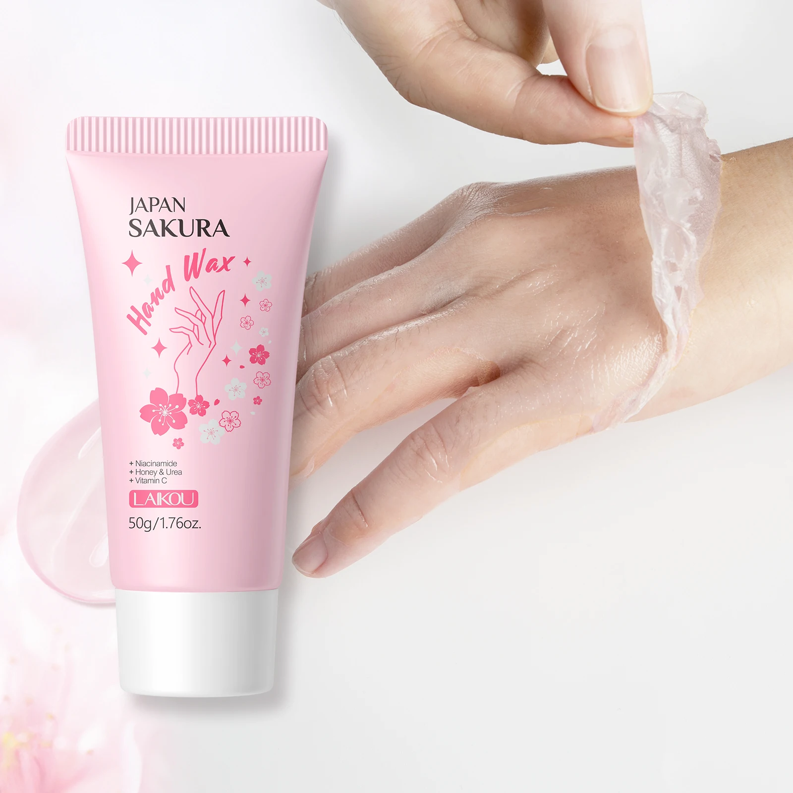 LAIKOU Japan Sakura Hand Wax Softening Hand Treatment Dead Skin Exfoliator Smoothing Hand Spa Moisturizing Therapy 50g
LAIKOU Japan Sakura Hand Wax Softening Hand Treatment Dead Skin Exfoliator Smoothing Hand Spa Moisturizing Therapy 50g