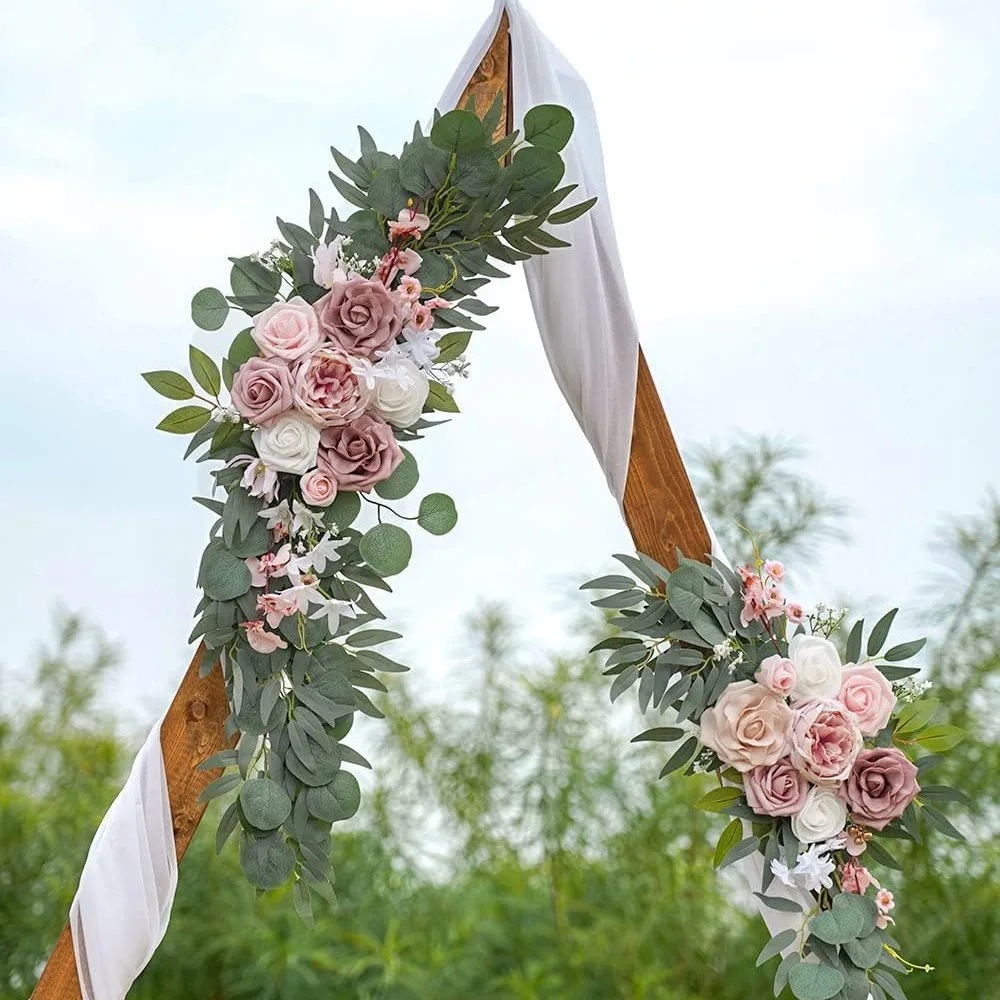 Arch Back Chair Simulation Bouquet High-End Wedding Party Dining Table Staircase Entrance Door decoration 2pcs/set Flower Leaf
Arch Back Chair Simulation Bouquet High-End Wedding Party Dining Table Staircase Entrance Door decoration 2pcs/set Flower Leaf