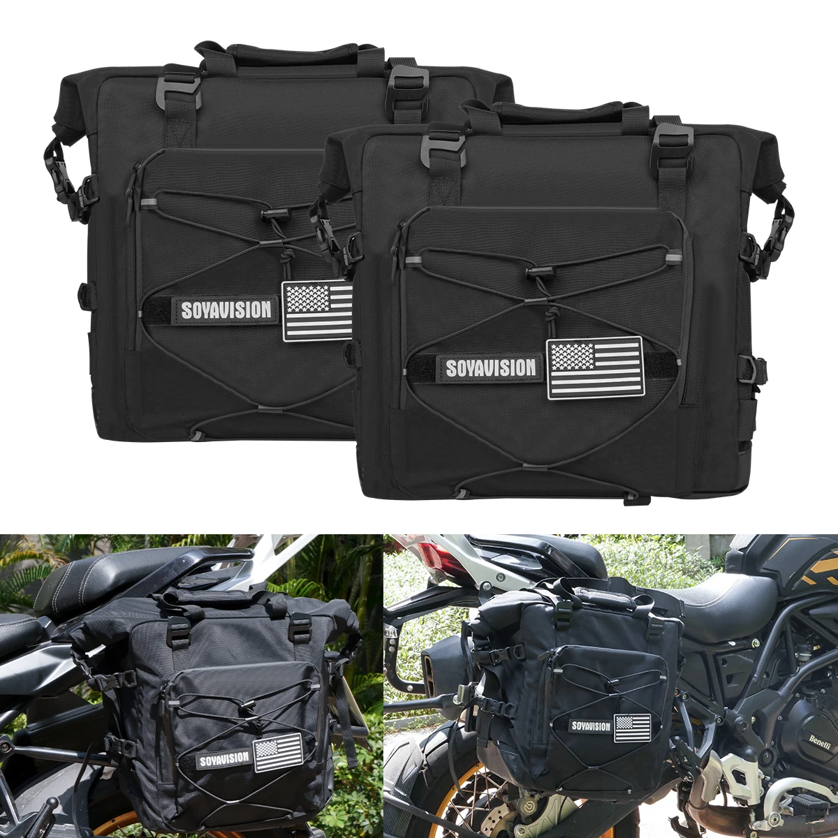 Motorcycle Waterproof Saddlebag Side Bag 20L Universal For BMW R1250GS R1200GS F850GS For Suzuki V-Strom For Honda Luggage Bags
Motorcycle Waterproof Saddlebag Side Bag 20L Universal For BMW R1250GS R1200GS F850GS For Suzuki V-Strom For Honda Luggage Bags
