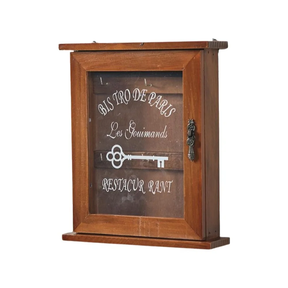 Entryway Organizer Vintage Cabinet Key Rack Rustic Wooden Wall-Mounted Key Holder Decorative Key Storage Box Living Room
Entryway Organizer Vintage Cabinet Key Rack Rustic Wooden Wall-Mounted Key Holder Decorative Key Storage Box Living Room